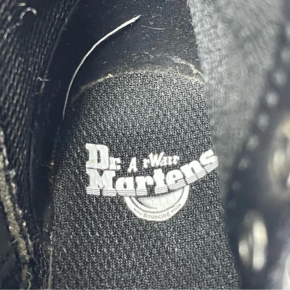 Dr.Martens Boys Boots Size US 11 Black Lace Up‎ Bouncing Soles Side Zip Winter